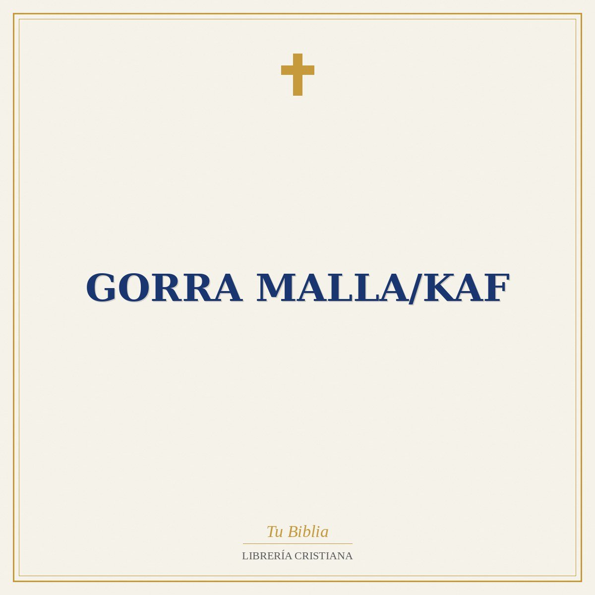 Gorra Malla/Kaf 1 Gorra Malla/Kaf