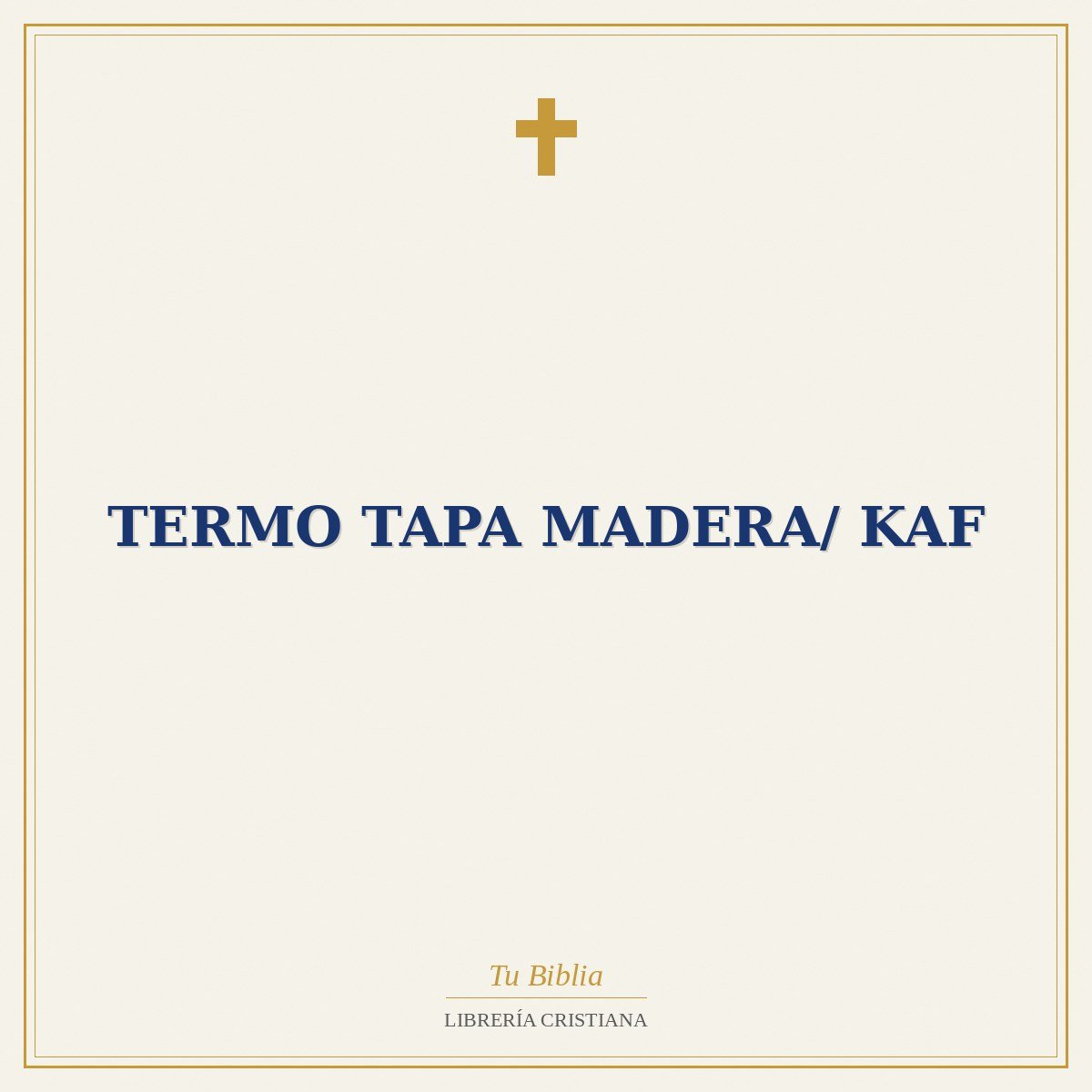 Termo Tapa Madera/ KAF 1 Termo Tapa Madera/ KAF