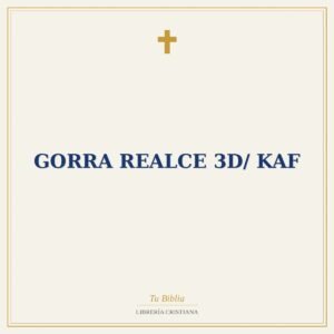 Gorra Realce 3D/ KAF