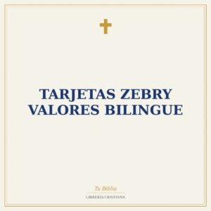 Tarjetas Zebry Valores Bilingue