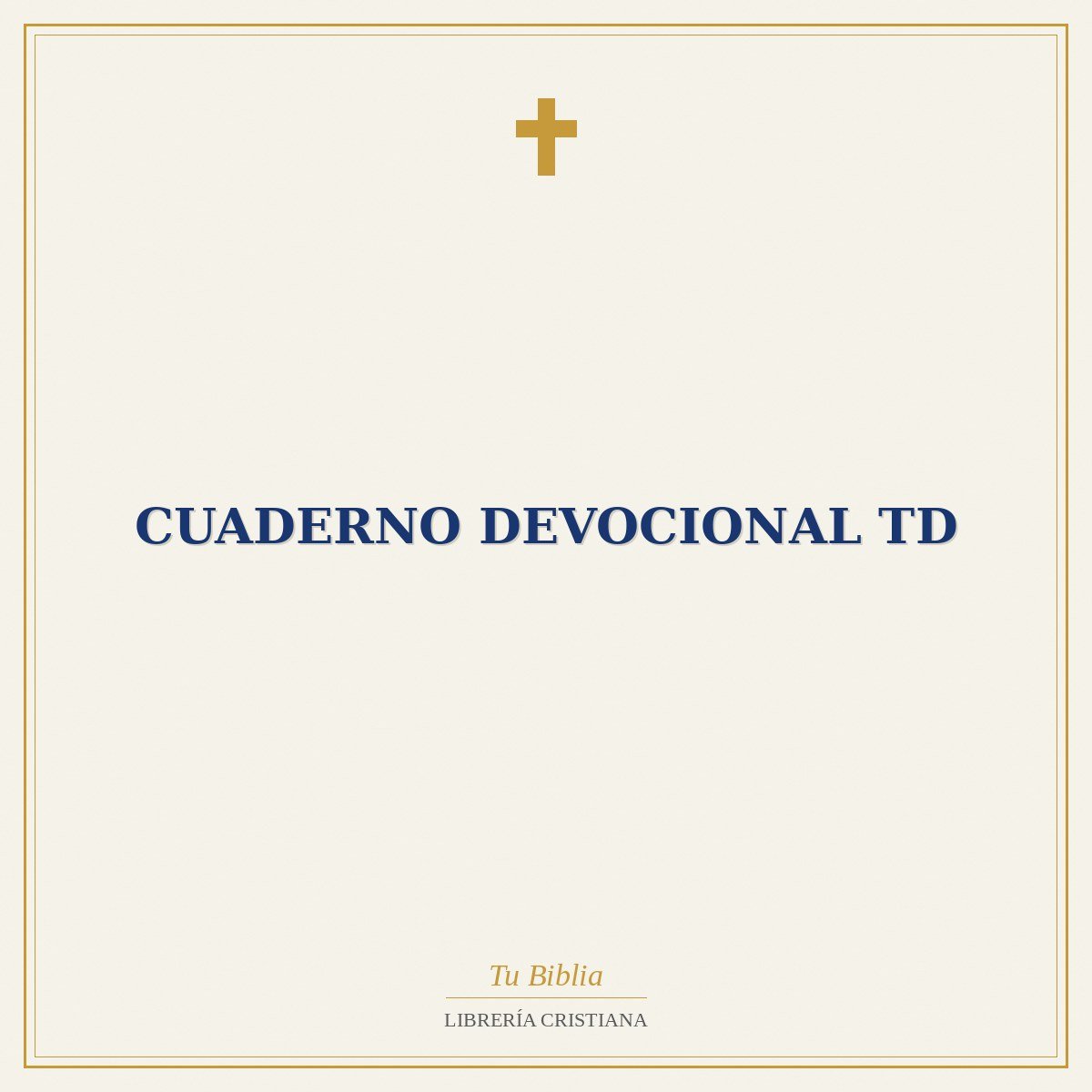 Cuaderno Devocional TD 1 Cuaderno Devocional TD