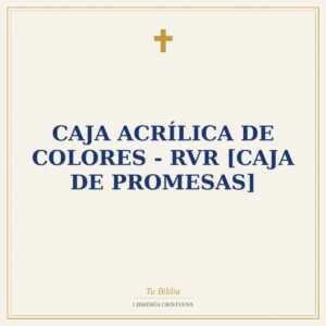 Caja Acrílica de Colores - RVR [Caja de Promesas]