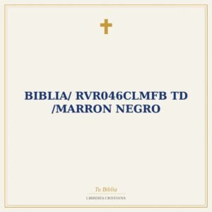 Biblia/ RVR046CLMFB TD /Marron Negro