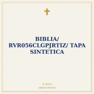 Biblia/ RVR056CLGPJRTIZ/ Tapa Sintetica
