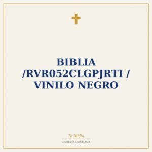 Biblia /RVR052CLGPJRTI / Vinilo Negro