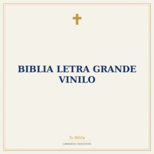 Biblia letra grande vinilo