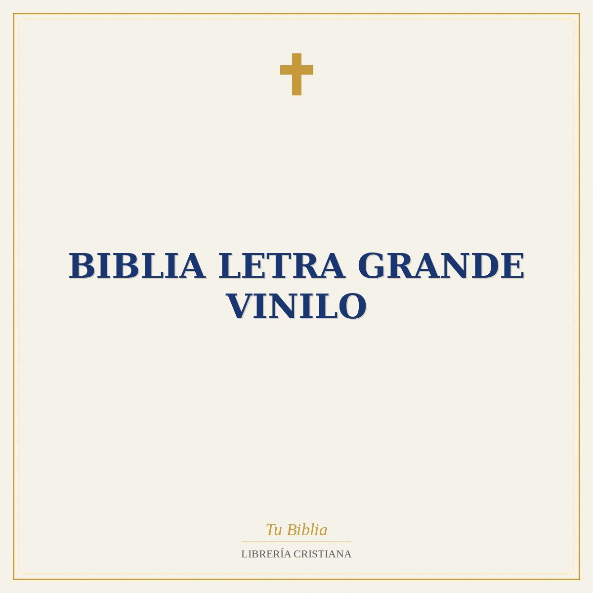 Biblia letra grande vinilo 1 Biblia letra grande vinilo