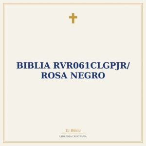 Biblia RVR061cLGPJR/ Rosa Negro