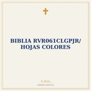 Biblia RVR061cLGPJR/ Hojas Colores