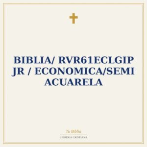 Biblia/ RVR61ecLGiP JR / Economica/Semi Acuarela