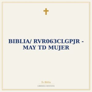 Biblia/ RVR063cLGPJR - May TD Mujer