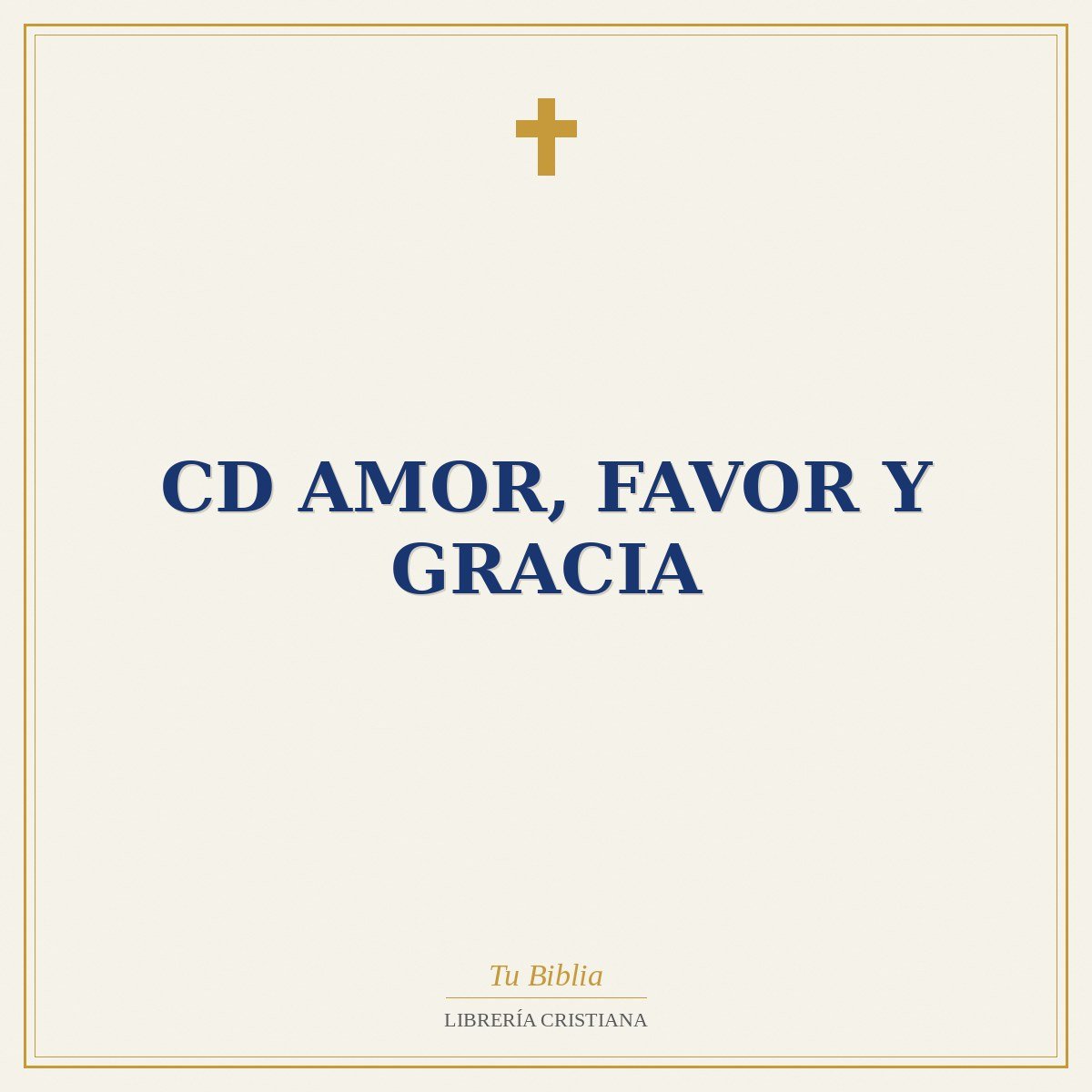 Cd Amor, Favor Y Gracia 1 Cd Amor, Favor Y Gracia