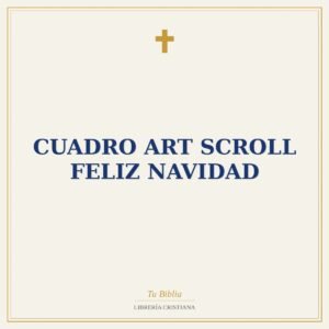 Cuadro Art Scroll Feliz Navidad