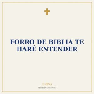 Forro de Biblia Te Haré Entender