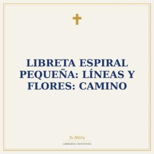 Libreta Espiral Pequeña: Líneas y Flores: Camino