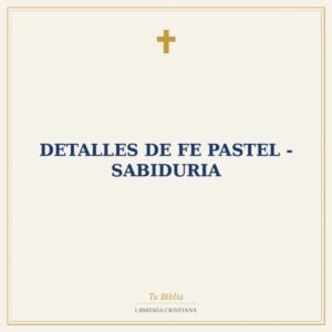 Detalles De Fe Pastel  - Sabiduria