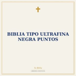 biblia tipo ultrafina negra puntos