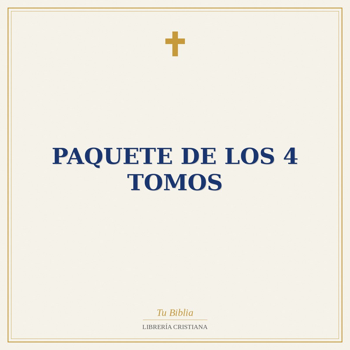 Paquete de los 4 tomos 1 Paquete de los 4 tomos