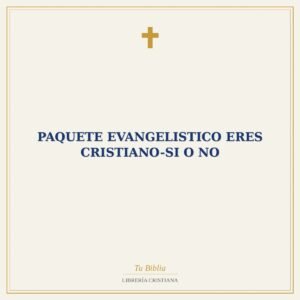 Paquete Evangelistico Eres Cristiano-Si O No