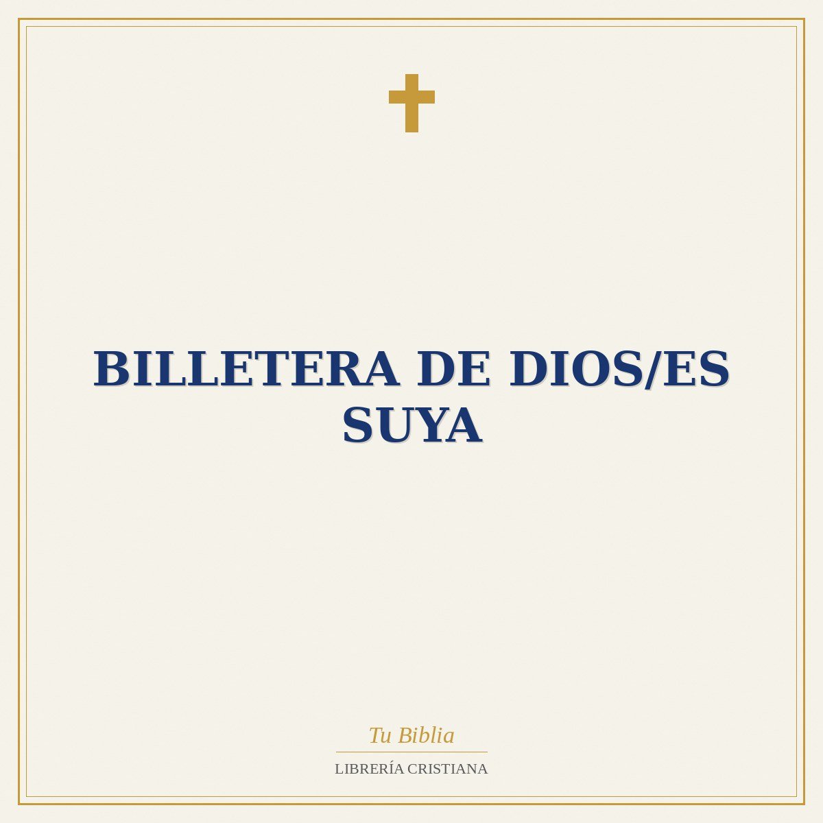 Billetera De Dios/Es Suya 1 Billetera De Dios/Es Suya