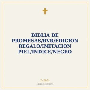 Biblia De Promesas/RVR/Edicion Regalo/Imitacion Piel/Indice/Negro