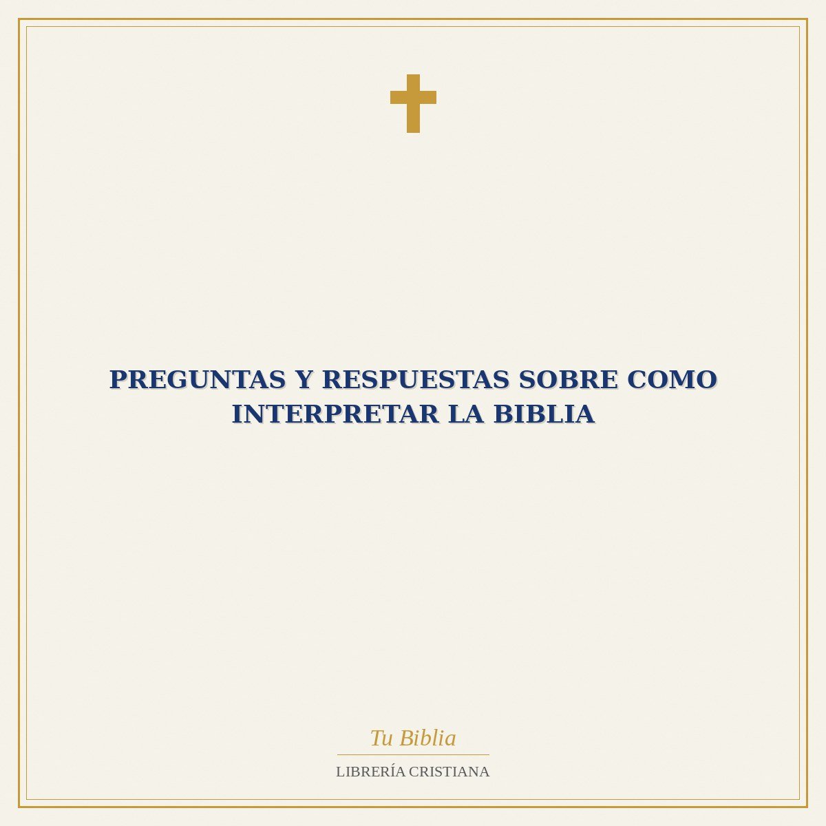 Preguntas Y Respuestas Sobre Como Interpretar La Biblia 1 Preguntas Y Respuestas Sobre Como Interpretar La Biblia