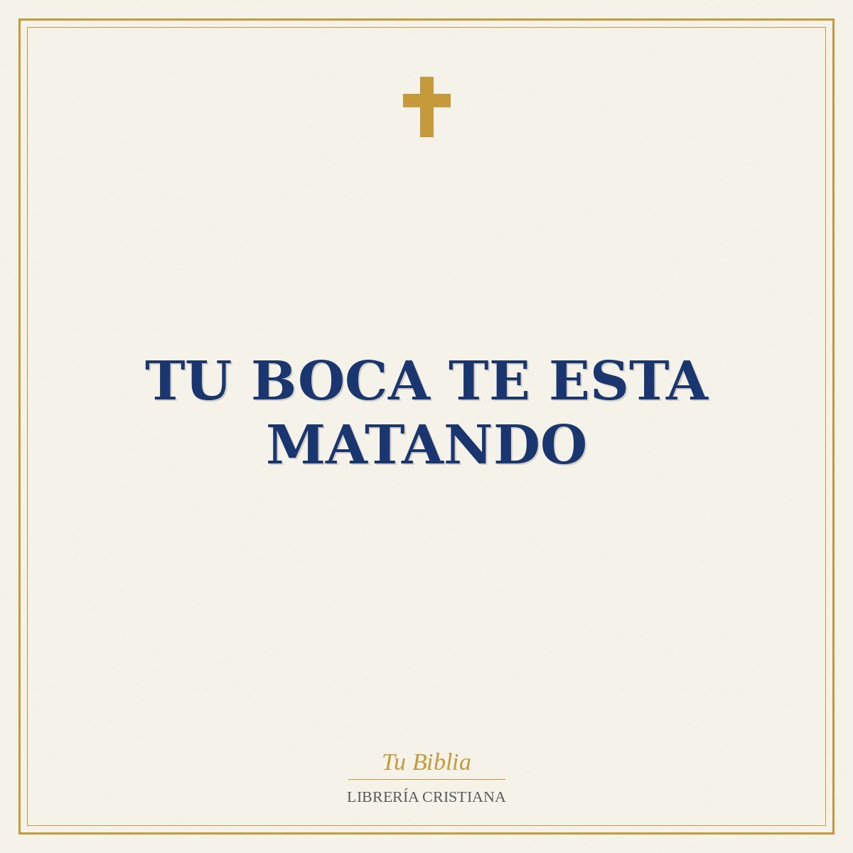 Tu Boca Te Esta Matando 1 Tu Boca Te Esta Matando