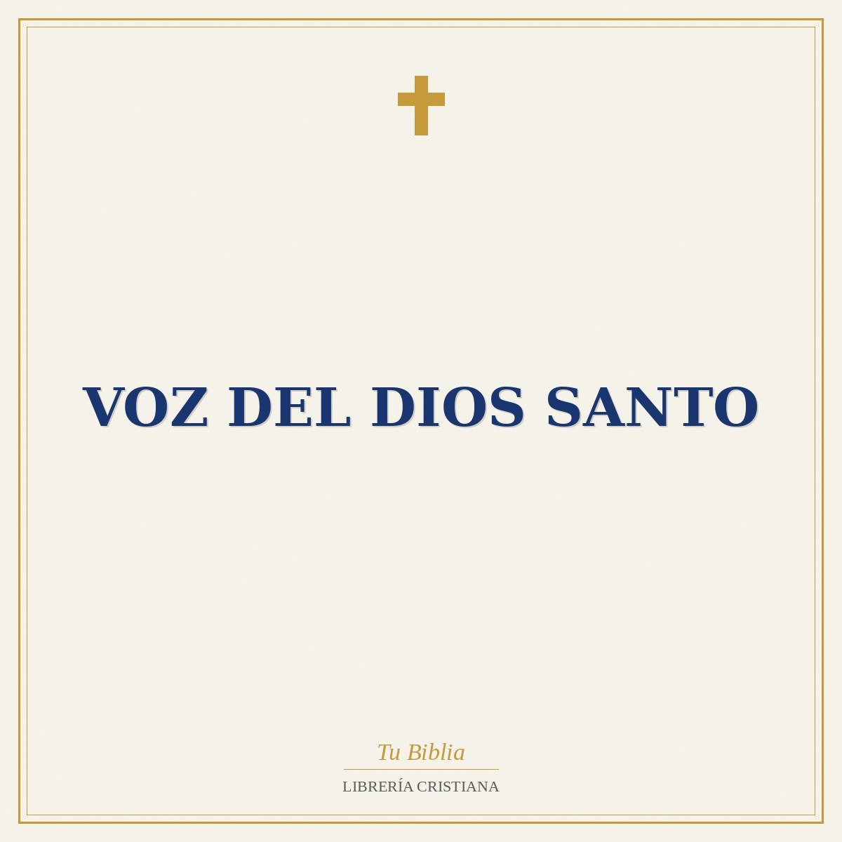 Voz Del Dios Santo 1 Voz Del Dios Santo