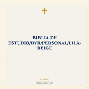 Biblia De Estudio/RVR/Personal/Lila-Beige
