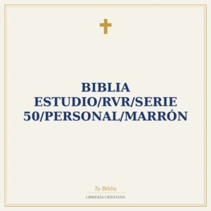 Biblia Estudio/RVR/Serie 50/Personal/Marrón
