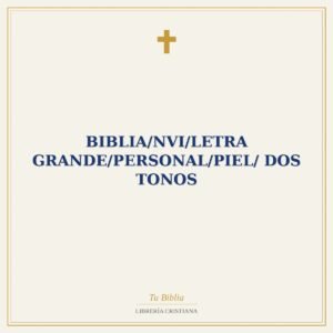Biblia/NVI/Letra Grande/Personal/Piel/ Dos Tonos