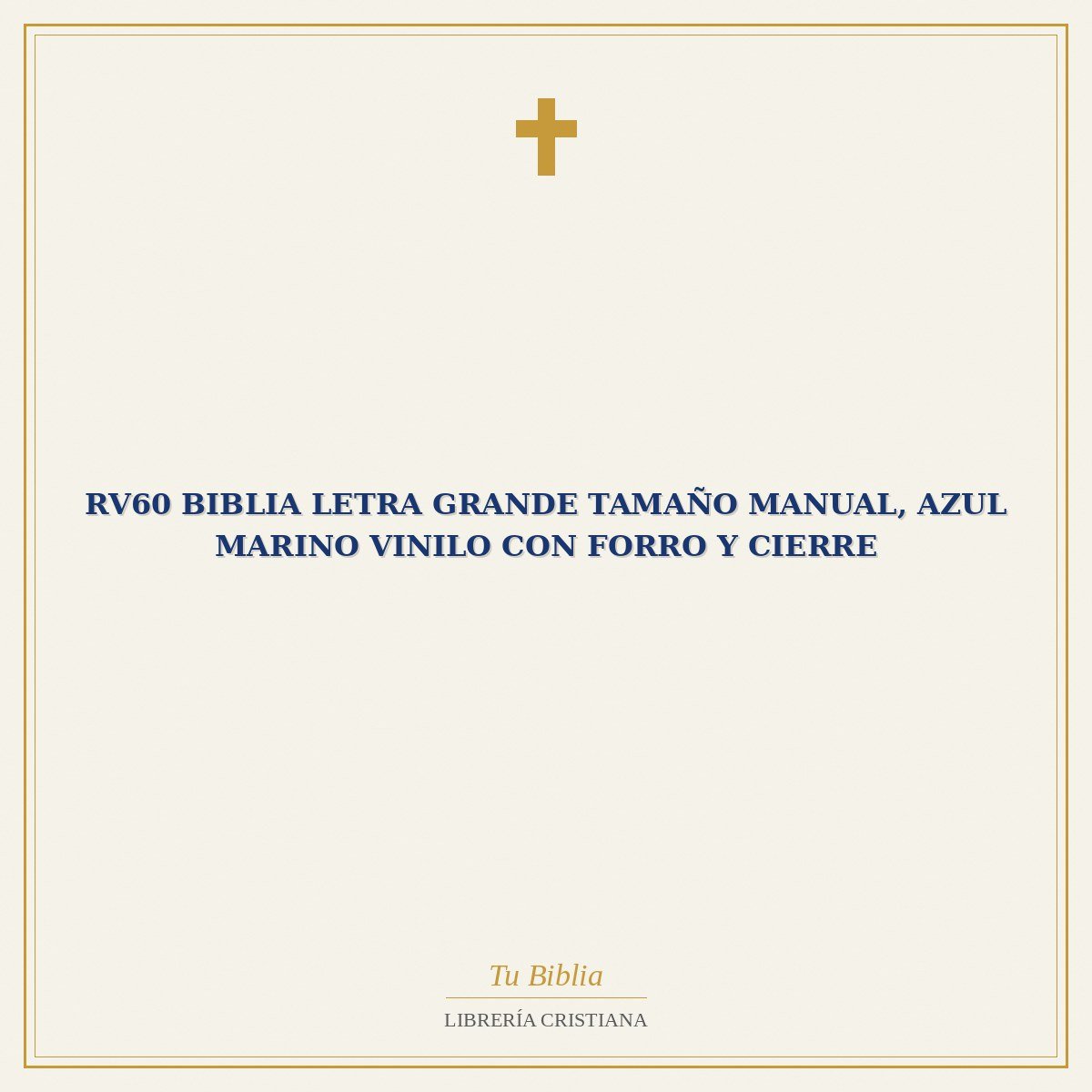 RV60 Biblia letra grande tamaño manual, azul marino vinilo con forro y cierre 1 RV60 Biblia letra grande tamaño manual, azul marino vinilo con forro y cierre
