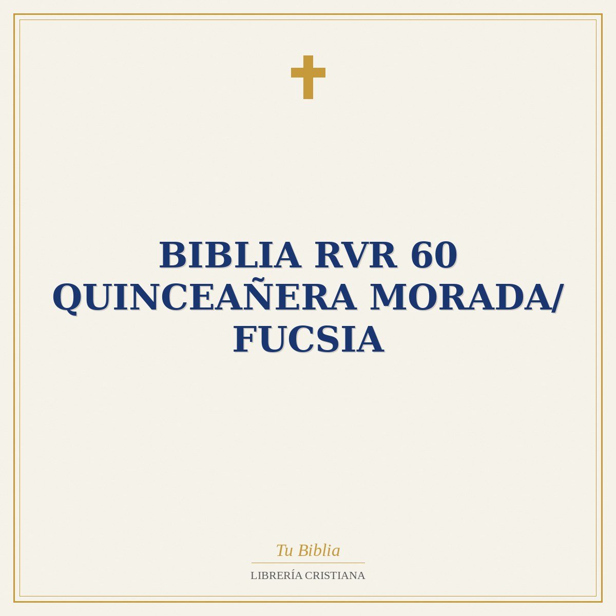 Biblia RVR 60 quinceañera Morada/ fucsia 1 Biblia RVR 60 quinceañera Morada/ fucsia