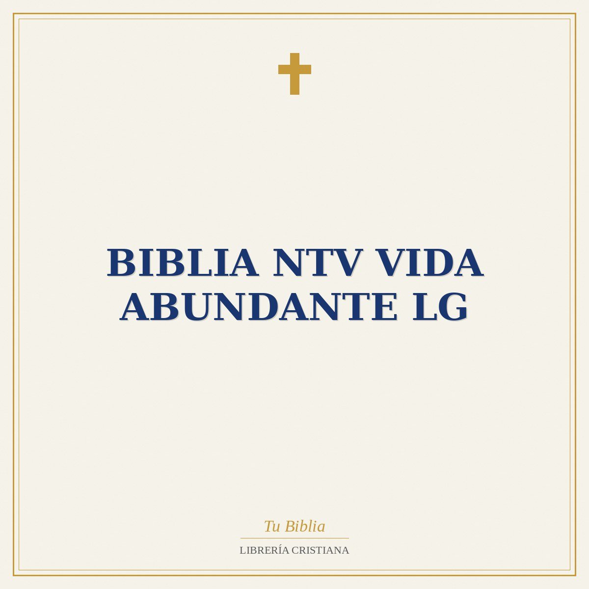 Biblia NTV vida abundante LG 1 Biblia NTV vida abundante LG