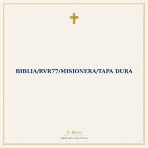 Biblia/RVR77/Misionera/Tapa Dura