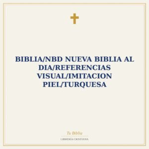 Biblia/NBD Nueva Biblia Al Dia/Referencias Visual/Imitacion Piel/Turquesa