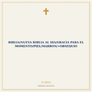 Biblia/Nueva Biblia Al Dia/Gracia Para El Momento/Piel/Marron/+Obsequio
