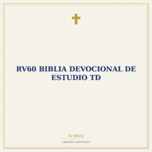 RV60 Biblia Devocional de Estudio TD