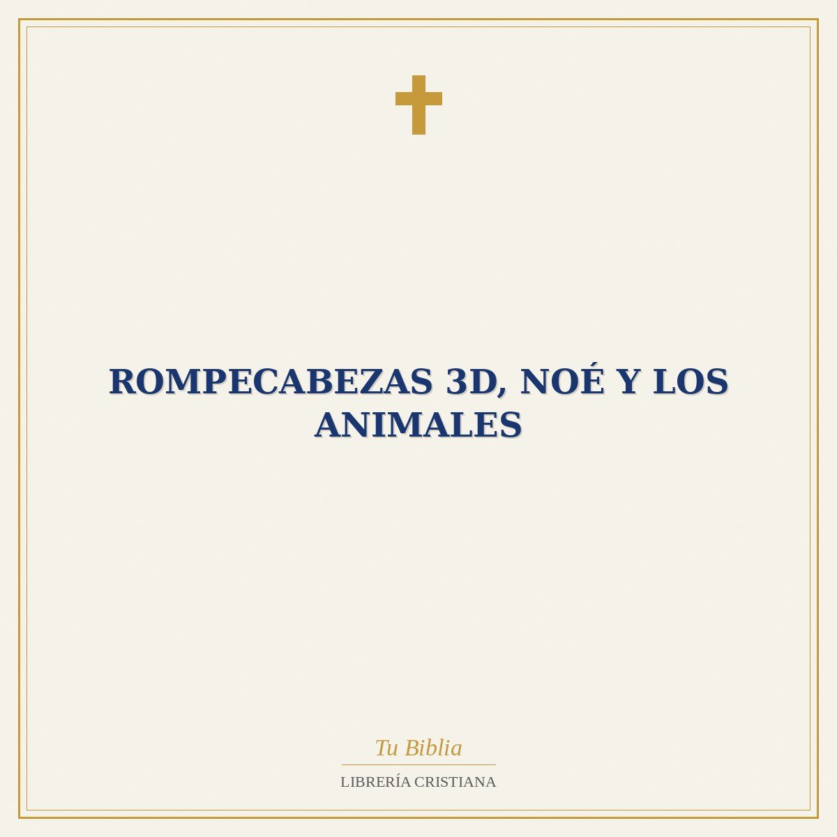 Rompecabezas 3D, Noé Y Los Animales 1 Rompecabezas 3D, Noé Y Los Animales