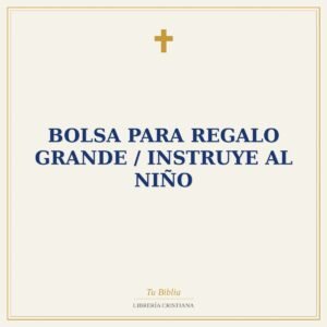 Bolsa Para Regalo Grande / Instruye Al Niño