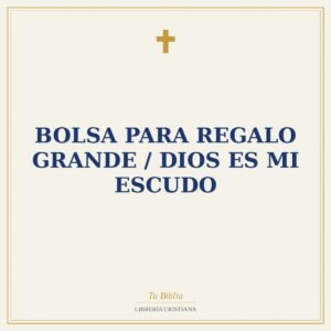 Bolsa Para Regalo Grande / Dios Es Mi Escudo