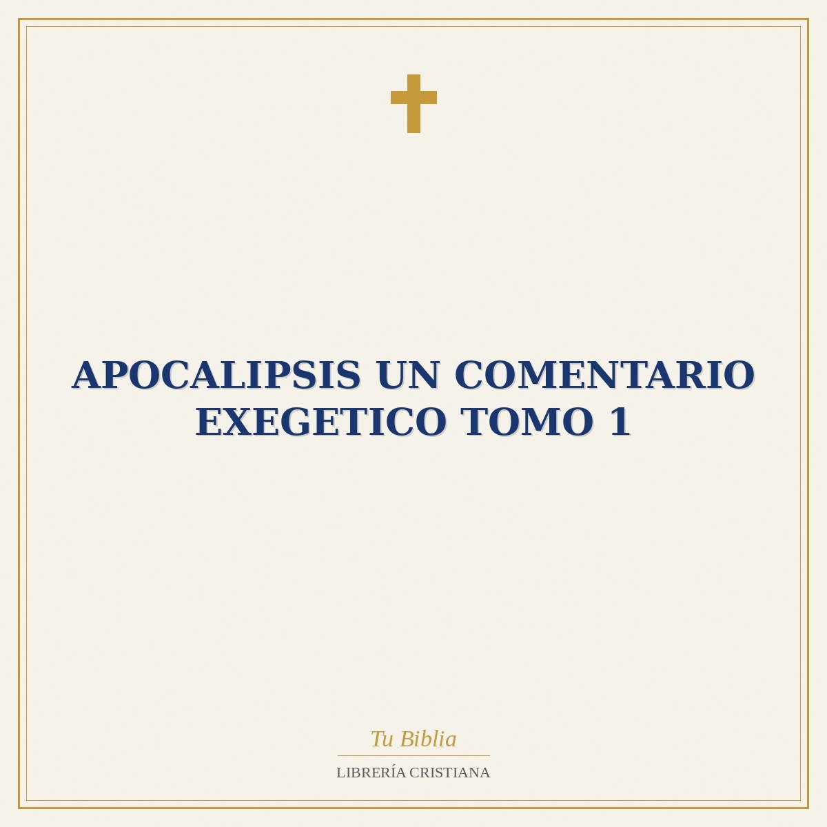 Apocalipsis Un Comentario Exegetico Tomo 1 1 Apocalipsis Un Comentario Exegetico Tomo 1