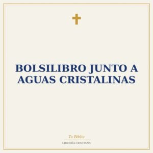 Bolsilibro junto a aguas cristalinas