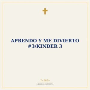 Aprendo Y Me Divierto  #3/Kinder 3