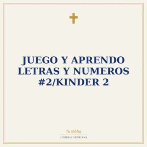 Juego Y Aprendo Letras Y Numeros #2/Kinder 2