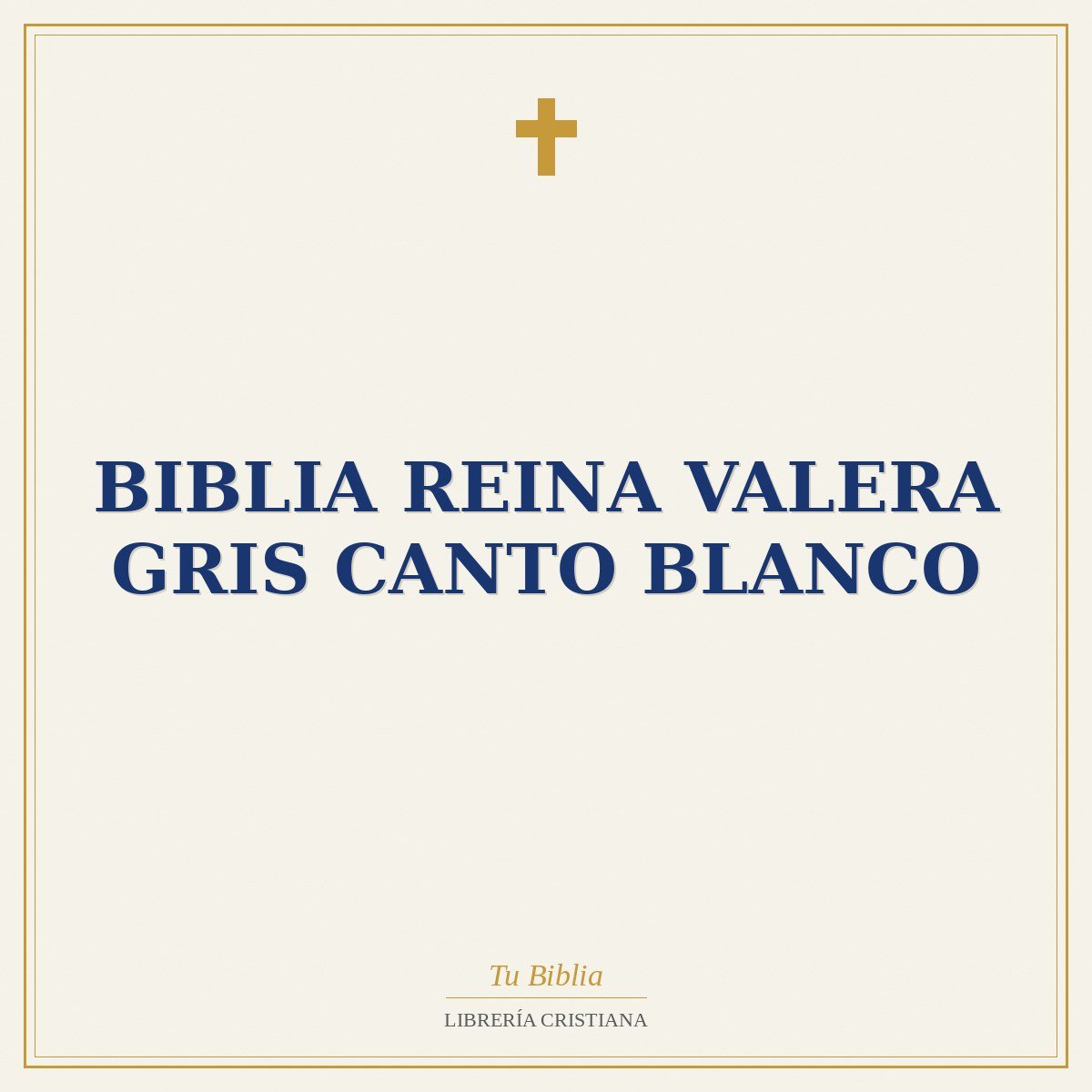 Biblia Reina Valera Gris canto Blanco 1 Biblia Reina Valera Gris canto Blanco