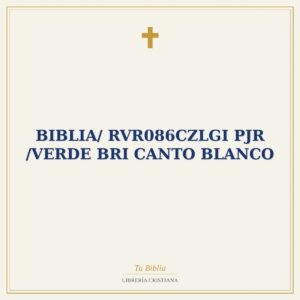 Biblia/ RVR086cZLGi PJR /Verde Bri Canto Blanco