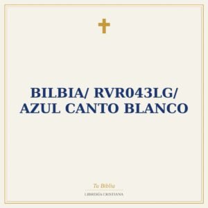 Bilbia/ RVR043LG/ Azul Canto Blanco