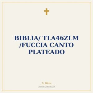 Biblia/ TLA46ZLM /Fuccia Canto Plateado