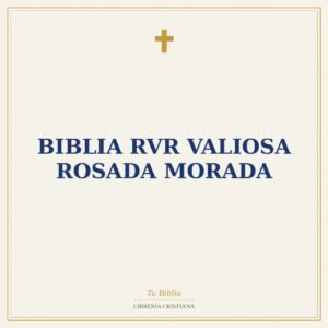 Biblia RVR Valiosa rosada morada
